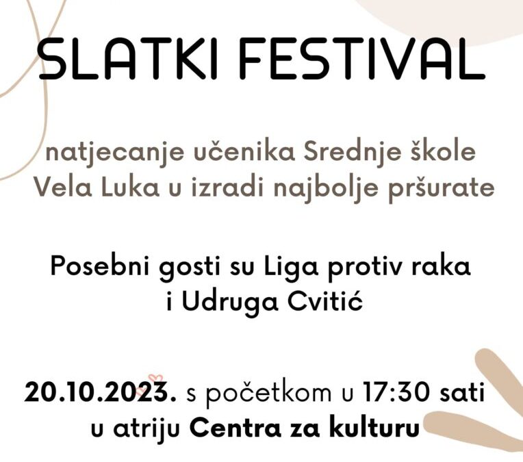 “SLATKI FESTIVAL” 2023.