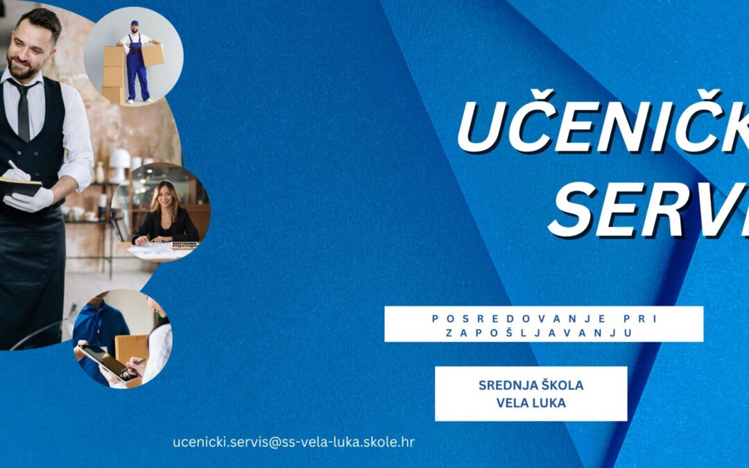 Učenički servis- obavijest o radu